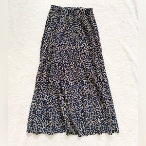 Vintage 100% Silk Midi Skirt